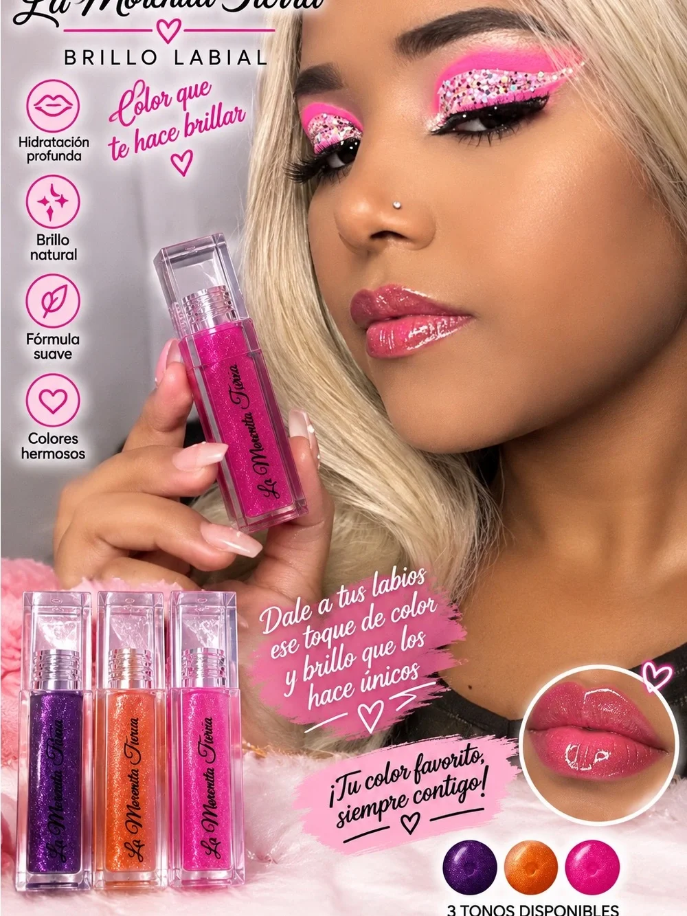 Pink Lip Gloss – Shiny Hot Pink3